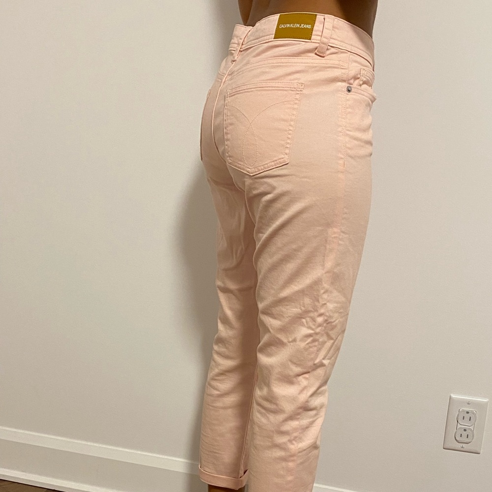 Calvin Klein pink stretchy pants